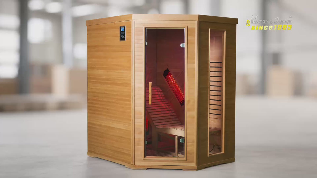 Natural Doctor ND-G1S Sauna inframerah hemlock untuk 1 orang